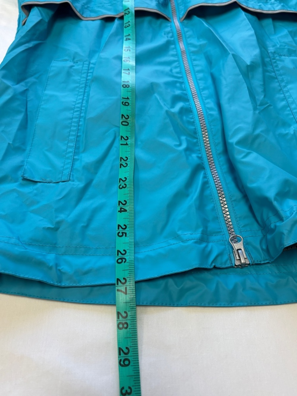 💙 Charles River Rain Jacket Women's Small Turquoise Hooded Waterproof NWT 💙 - Picture 10 of 11